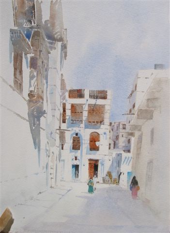 http://www.spencerwtart.com/Pics/Originals/20-5KH%20ST.%20IN%20OLD%20JEDDAH.JPG