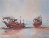 Spencer W Tart watercolour painting OLD RIYADH