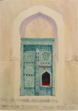 Spencer W Tart watercolour painting DIRIYAH