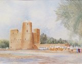 Spencer Tart watercolour artist original BAIT NA'MAN FORT