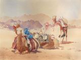 Spencer W Tart watercolour painting Old Doorway Oman