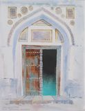 Spencer W Tart watercolour painting Street Old Jeddah