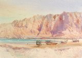 Spencer Tart watercolour artist original BUKHA MUSANDAM