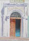 Spencer W Tart watercolour painting Old Doorway M.E.