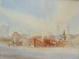 Spencer W Tart watercolour painting OLD RIYADH