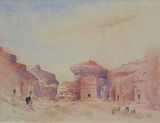 Spencer W Tart watercolour painting MADINET SALEH