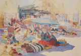 Spencer W Tart Limited Edition Watercolour Print Middle East art