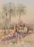 Spencer W Tart Limited Edition Watercolour Print Middle East art