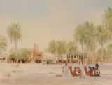 Spencer W Tart Limited Edition Watercolour Print Middle East art