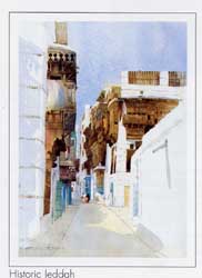 Spencer W Tart watercolour painting jeddah