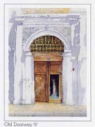 Spencer W Tart watercolour painting doorway